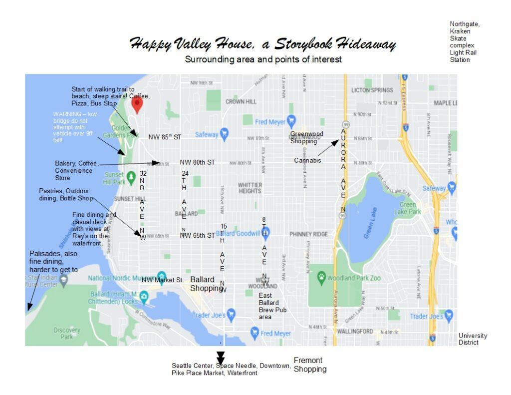 Map of Happy Valley Area